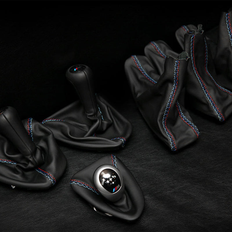 IND BMW E90, E92 & E93 M3 Tri-Colour Leather Shift Boot