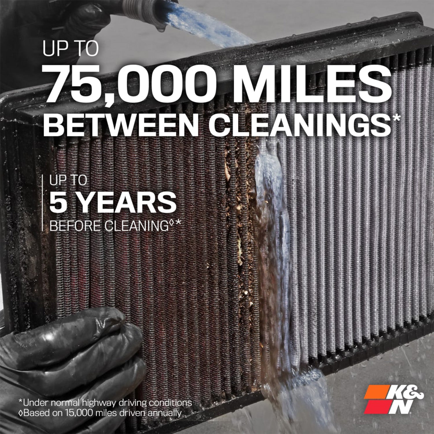K&N Air Filter 33-3028 For BMW N57 3.0 Diesel (2011-2020)