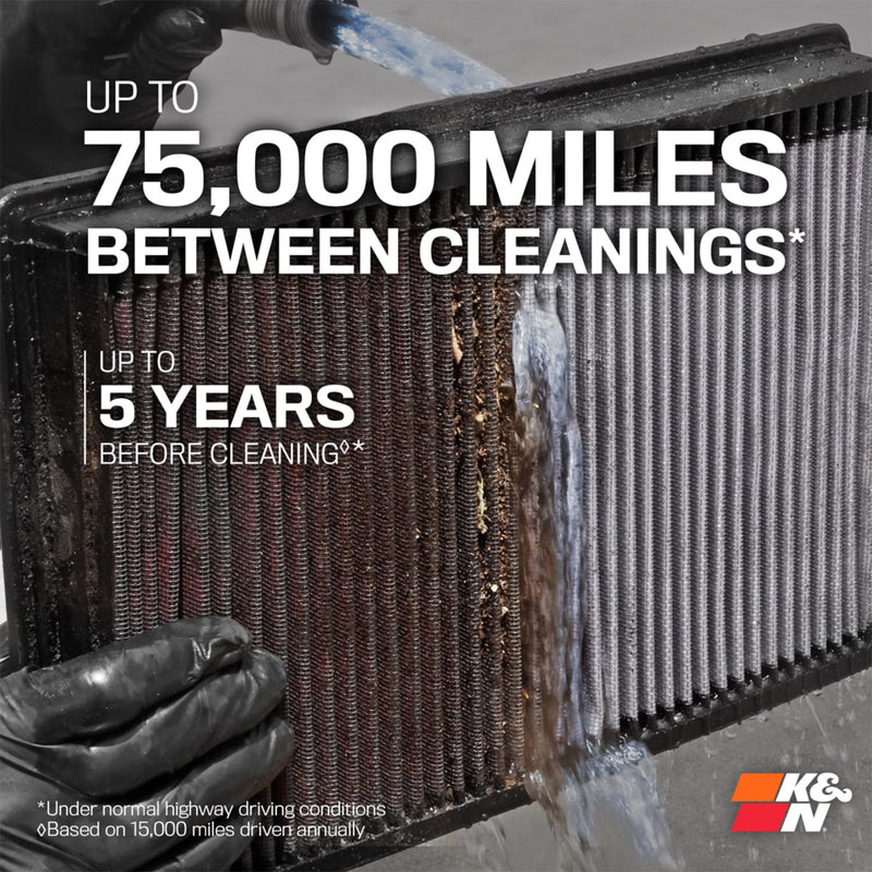 K&N Air Filter 33-3028 For BMW N57 3.0 Diesel (2011-2020)