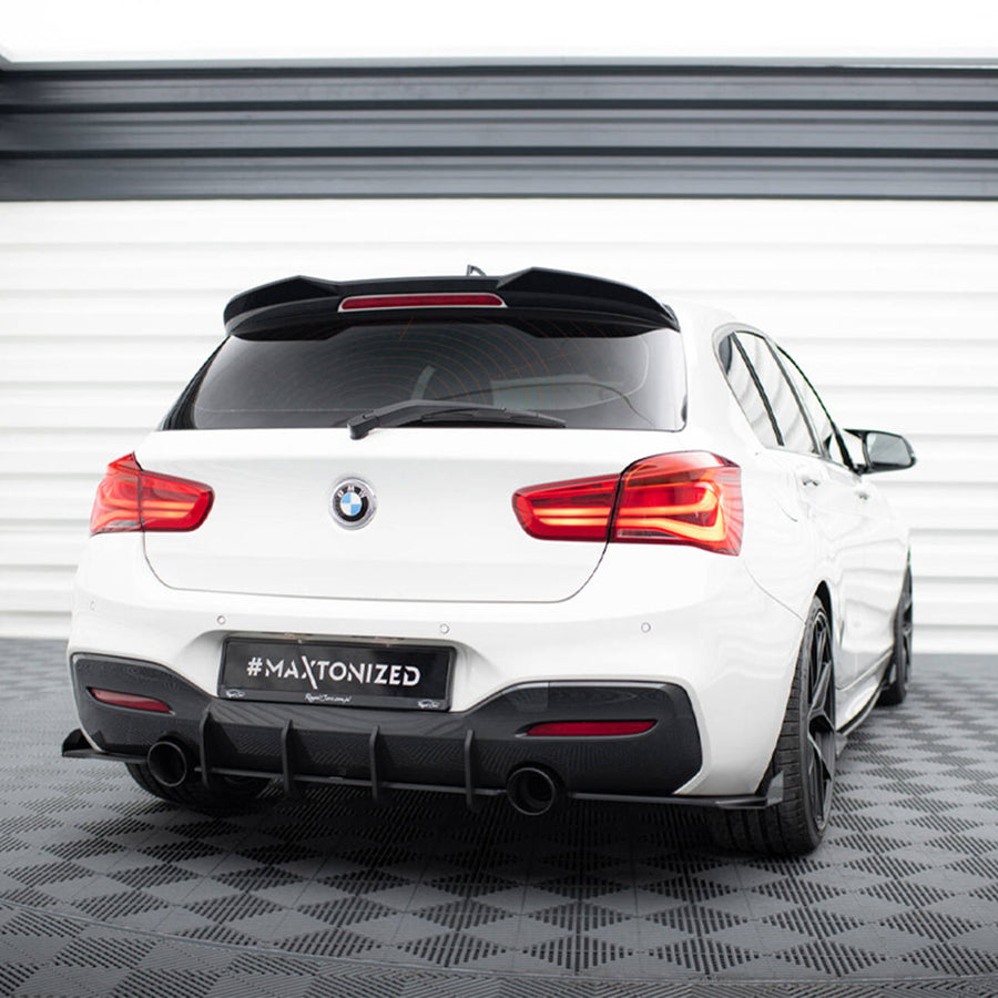 Maxton Design BMW F20/F21 M135i, M140i & 1 Series M Sport 3D Rear Spoiler In Gloss Black