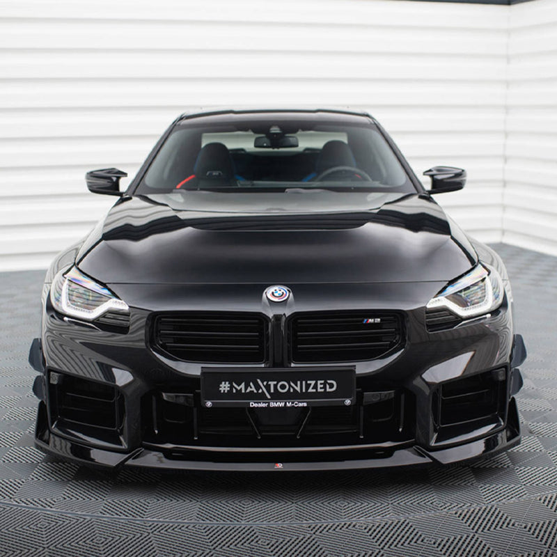 Maxton Design BMW G87 M2 V5 Gloss Black Front Splitter