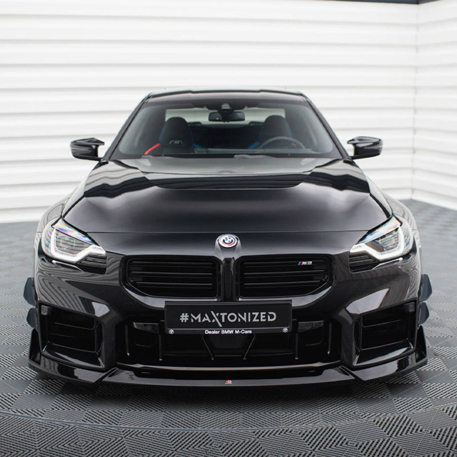 Maxton Design BMW G87 M2 V5 Gloss Black Front Splitter