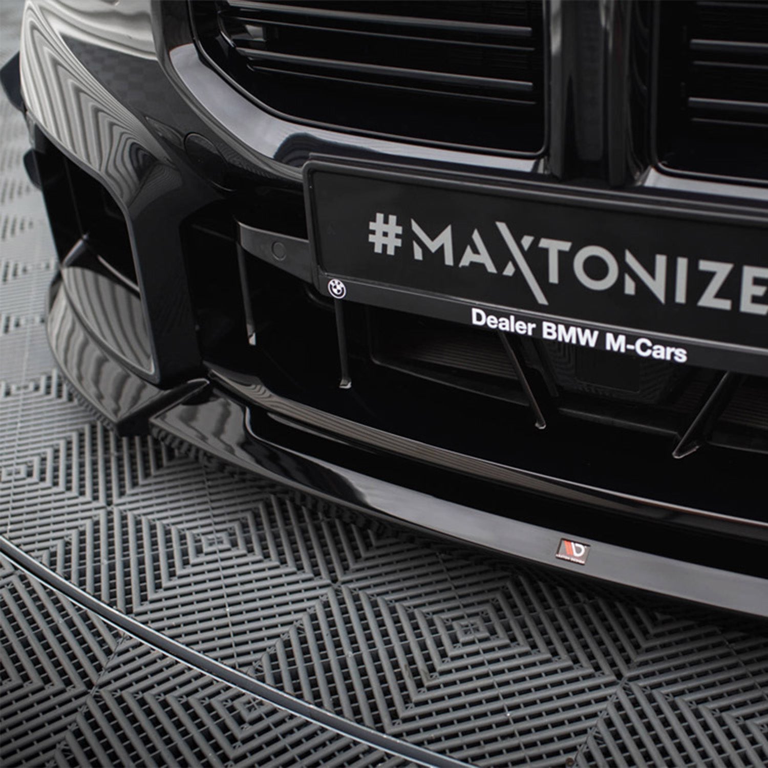 Maxton Design BMW G87 M2 V5 Gloss Black Front Splitter