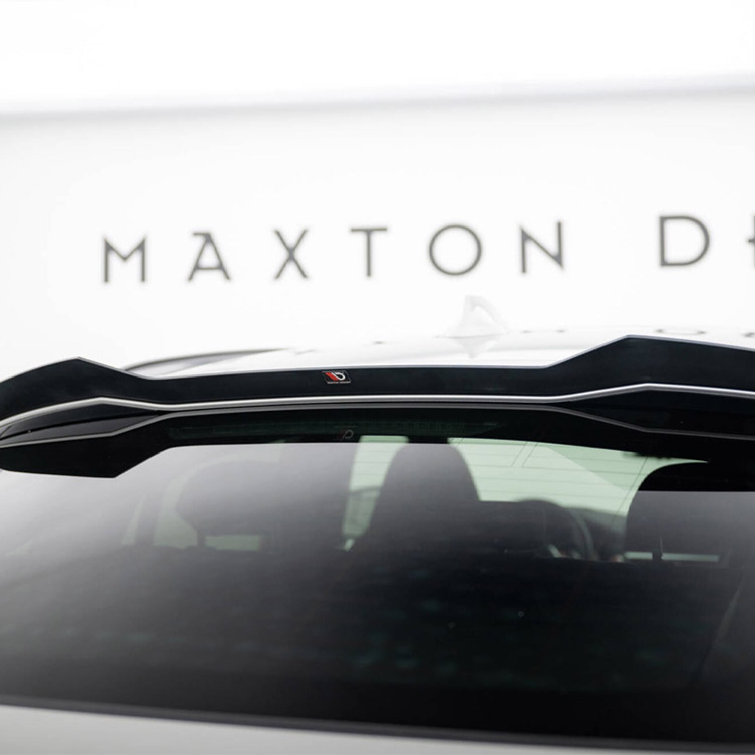 Maxton Design BMW F98 X4M & G02 X4 Pre-LCI Rear Upper Spoiler Cap In Gloss Black (2019-2021)
