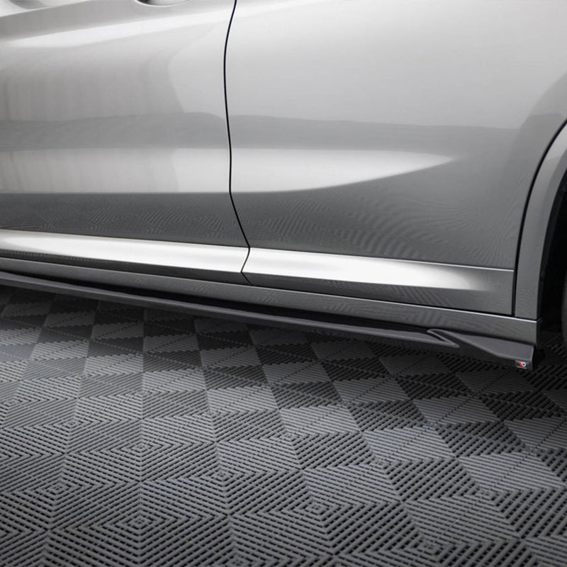 Maxton Design V1 Gloss Black Side Skirts for BMW X4M Pre-LCI