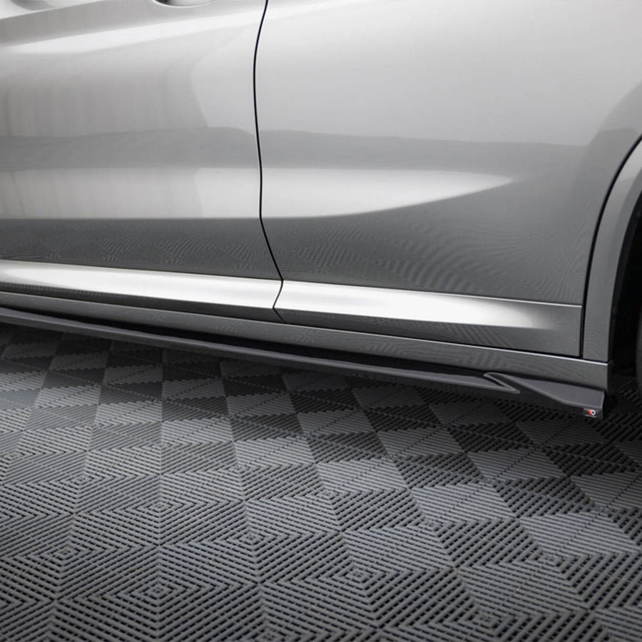 Maxton Design BMW F98 X4M Pre-LCI V1 Side Skirts In Gloss Black (2019-2021)