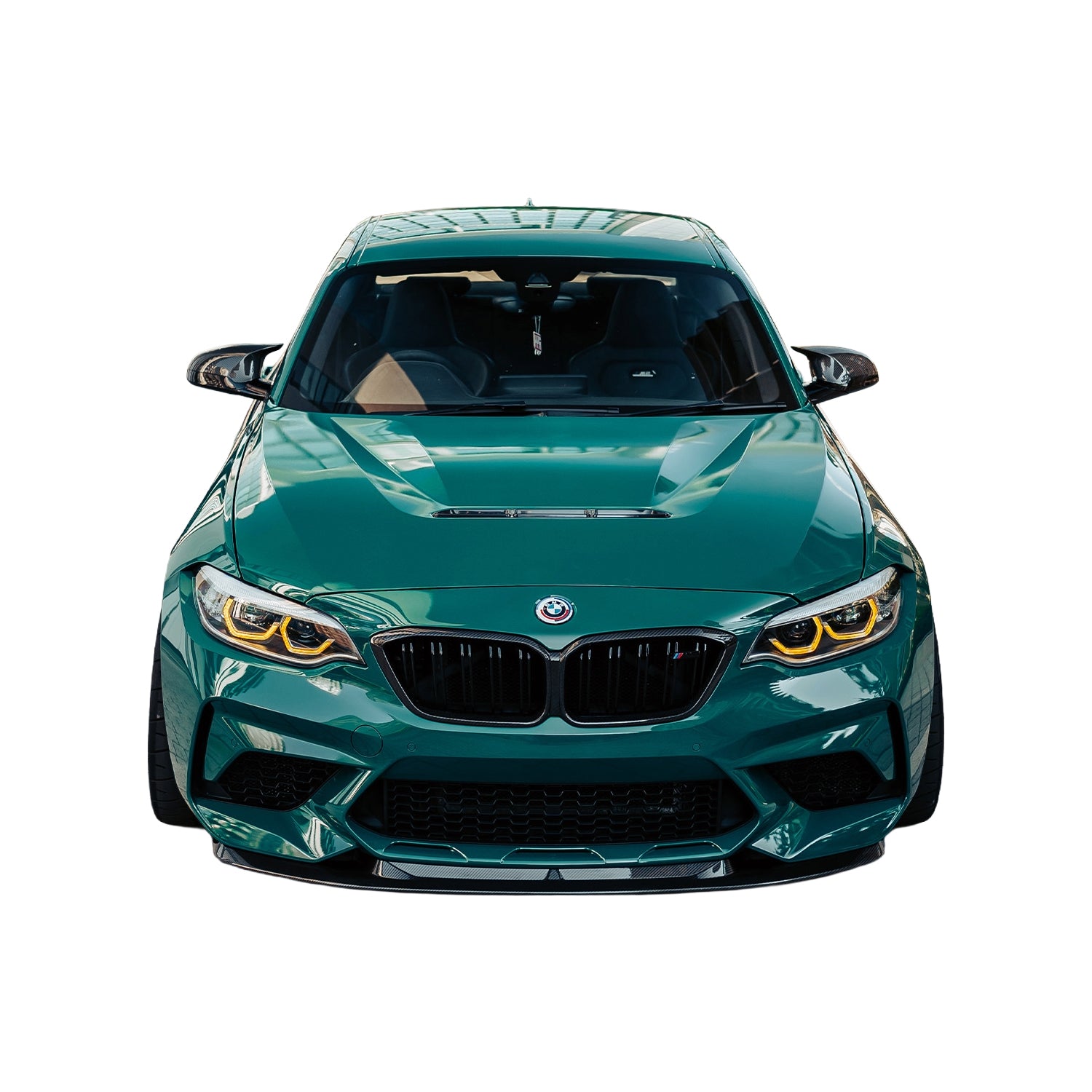 MHC+ BMW F87 M2 Competition S55 GTX Front Splitter In Pre Preg Carbon Fibre