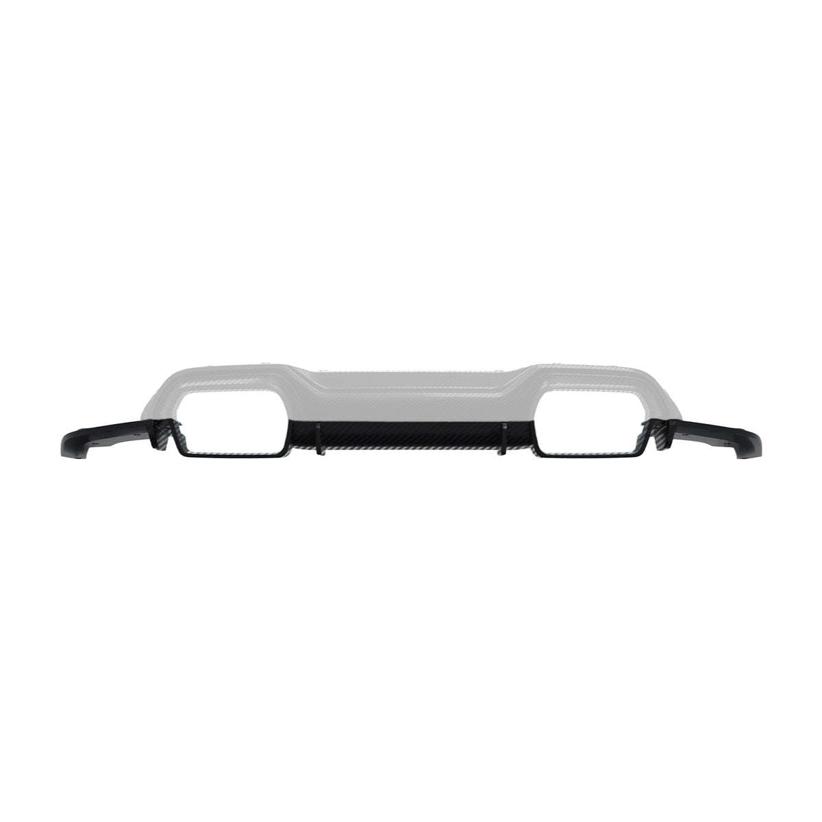 MHC+ BMW F87 M2 & M2 Competition GTX Ultra Aggressive Undertray Add On In Pre Preg Carbon Fibre
