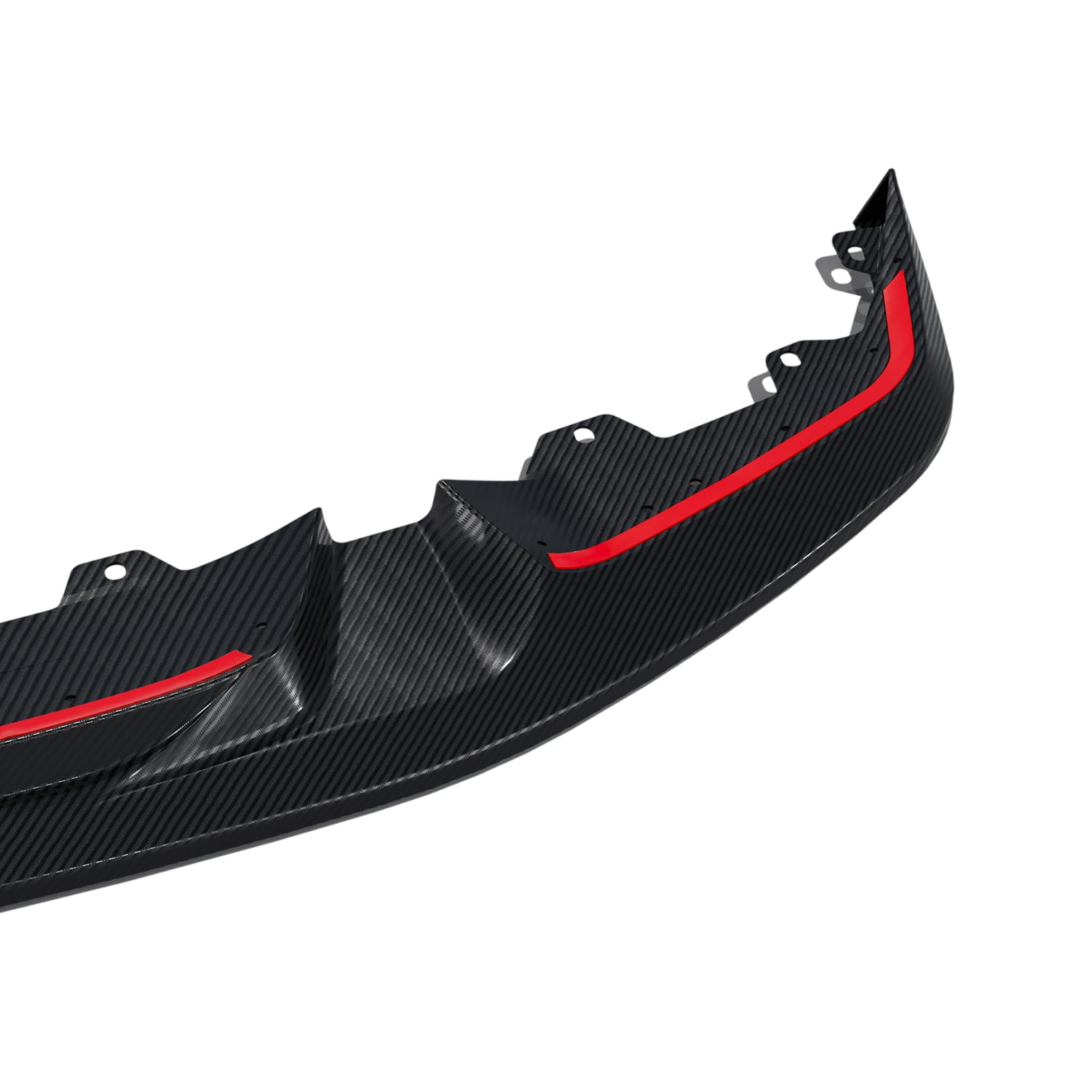 MHC+ BMW F87 M2 Non-Competition N55 GTX Front Splitter In Pre Preg Carbon Fibre