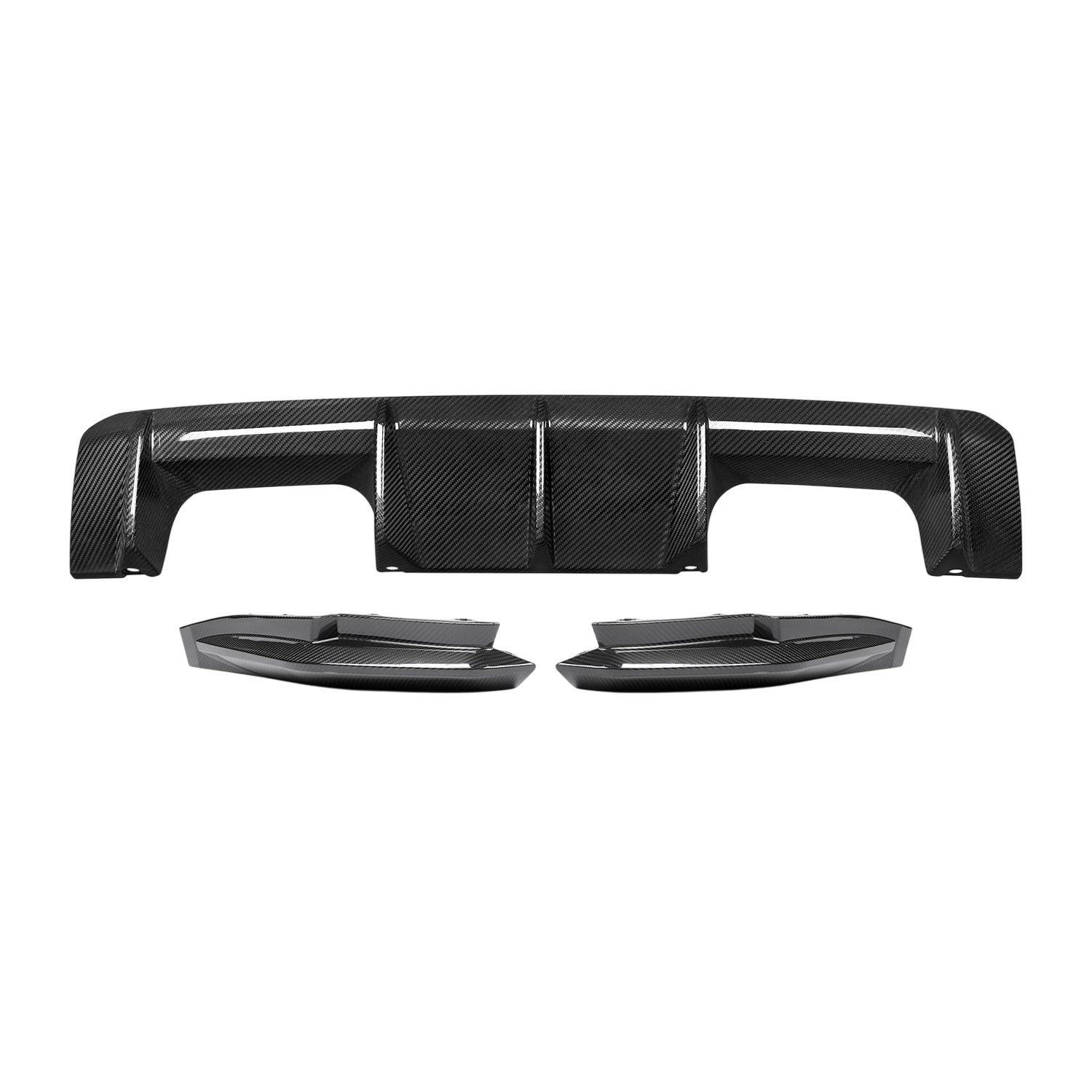 MHC+ BMW G80 & G81 M3 Carbon Fibre OEM Style Rear Diffuser & Rear Corner Kit
