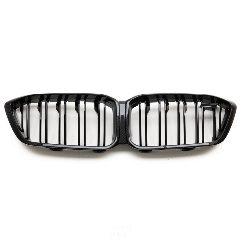 MHC+ BMW F87 M2 Competition Premium Front Grille In Pre Preg Carbon Fibre & Gloss Black (2018-2020)