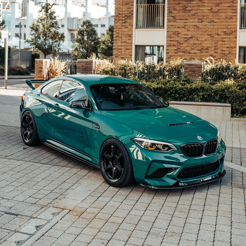 MHC+ BMW F87 M2 Competition S55 GTX Front Splitter In Pre Preg Carbon Fibre