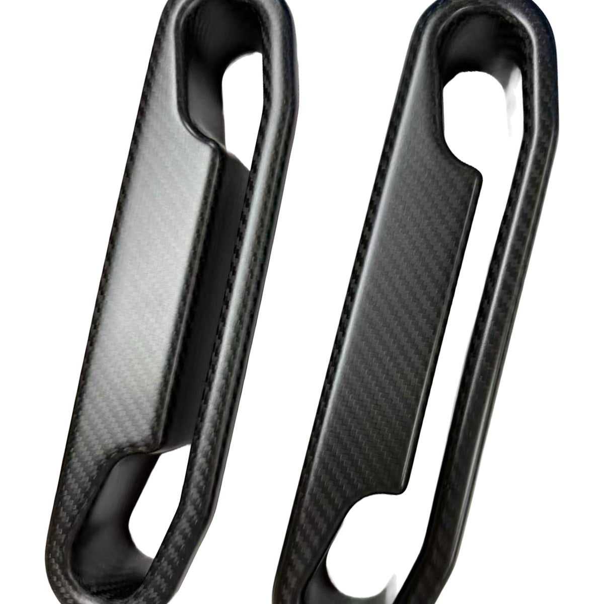 MHC+ Recaro SR2 & SR3 Satin Pre Preg Carbon Fibre Seat Harness Pass Through Inlays Set
