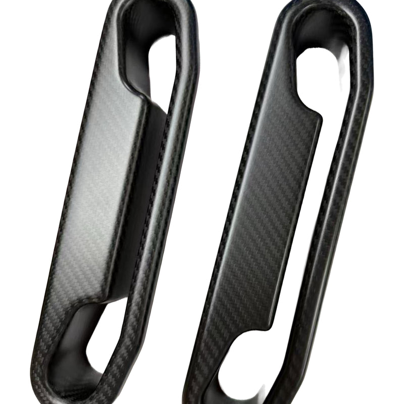 MHC+ Recaro SR2 & SR3 Satin Pre Preg Carbon Fibre Seat Harness Pass Through Inlays Set