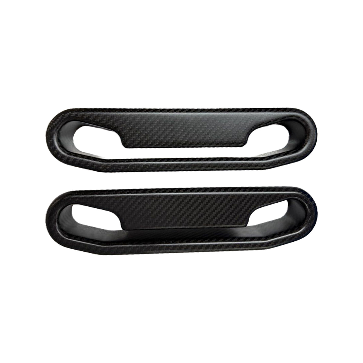 MHC+ Recaro SR2 & SR3 Satin Pre Preg Carbon Fibre Seat Harness Pass Through Inlays Set