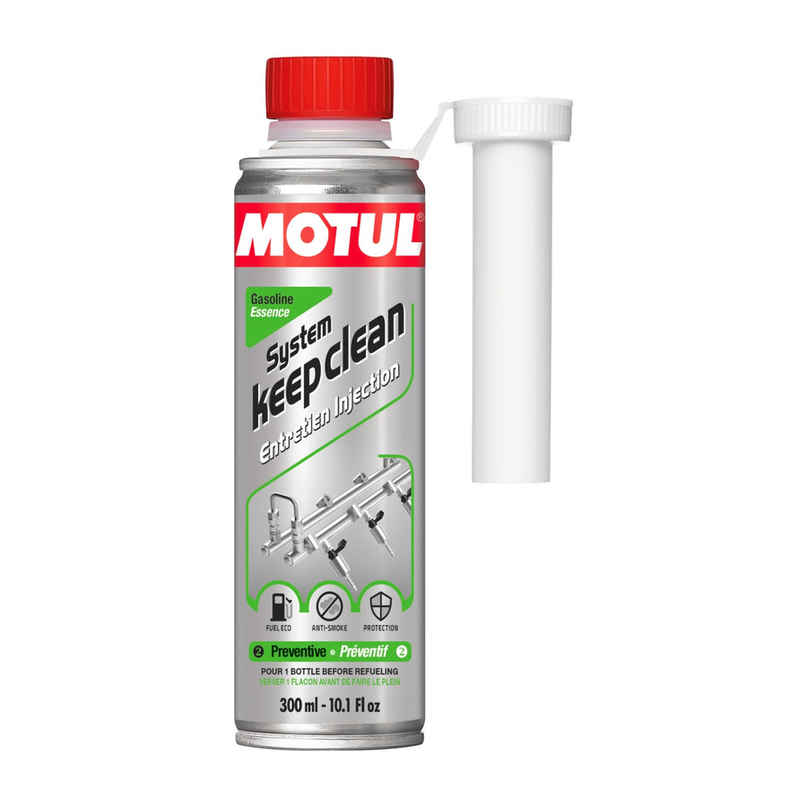 Motul System Keep Clean Gasoline 300ml Petrol Fuel System Injector Cleaner
