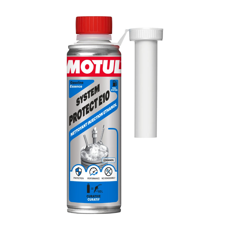 Motul System Protect E10 300ml E10 Petrol Fuel System Cleaner Protector