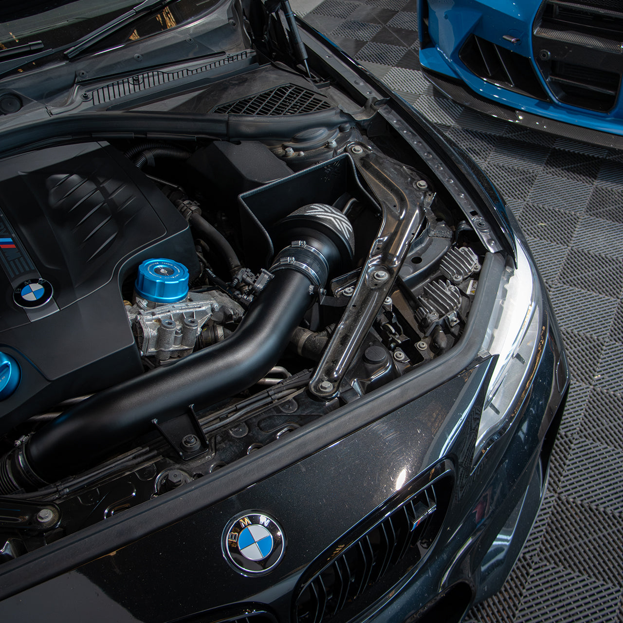 Pipercross PK461 performance intake kit for BMW M135i, M235i, 335i & 435i – fitted in the engine bay