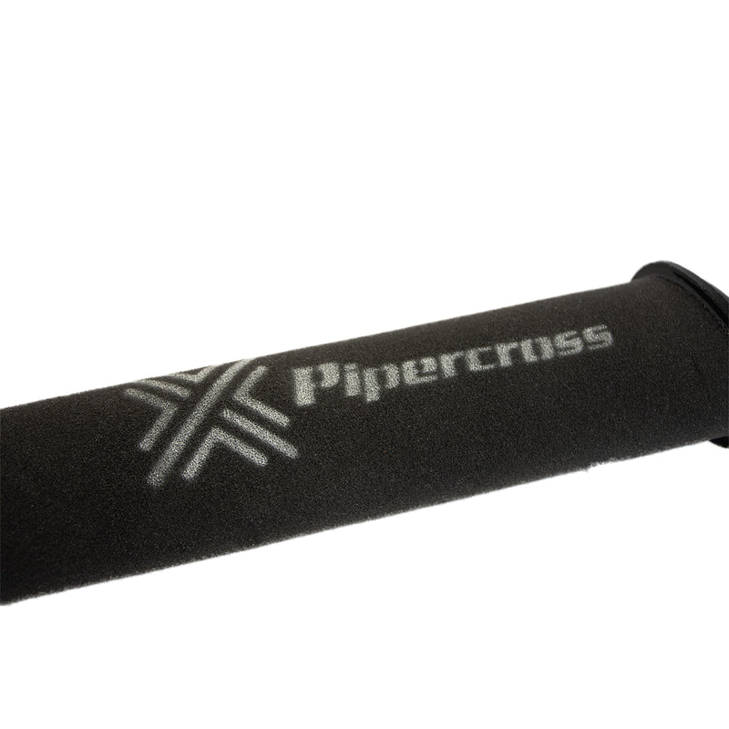 Pipercross PX1629 cylindrical performance air filter for BMW 3 (E46), 5 (E60/E61), 7 (E65) & X5 (E70) Diesel – close-up detail