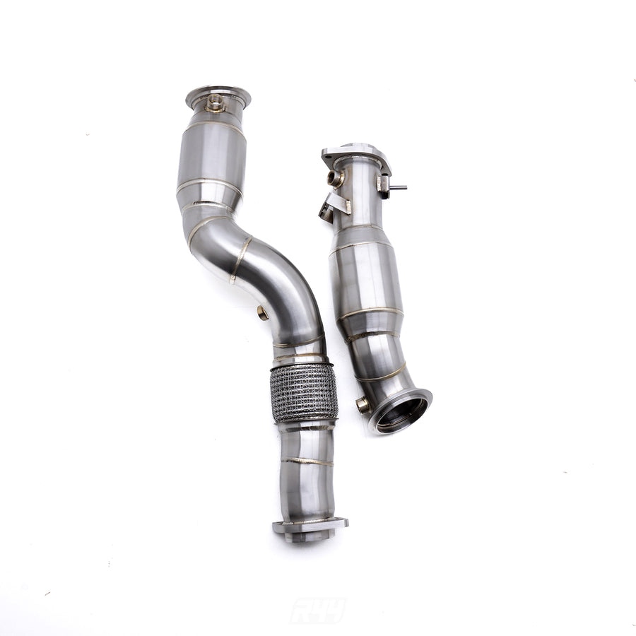 Deep Tone Industries BMW S58 200 Cell Sports Cat Downpipes For BMW G80/G81 M3, G82/G83 M4 & G87 M2