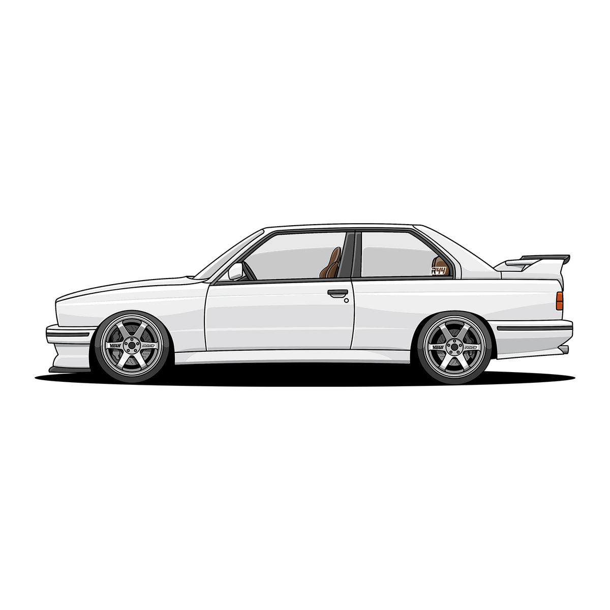 R44 Performance Sticker - BMW E30 M3