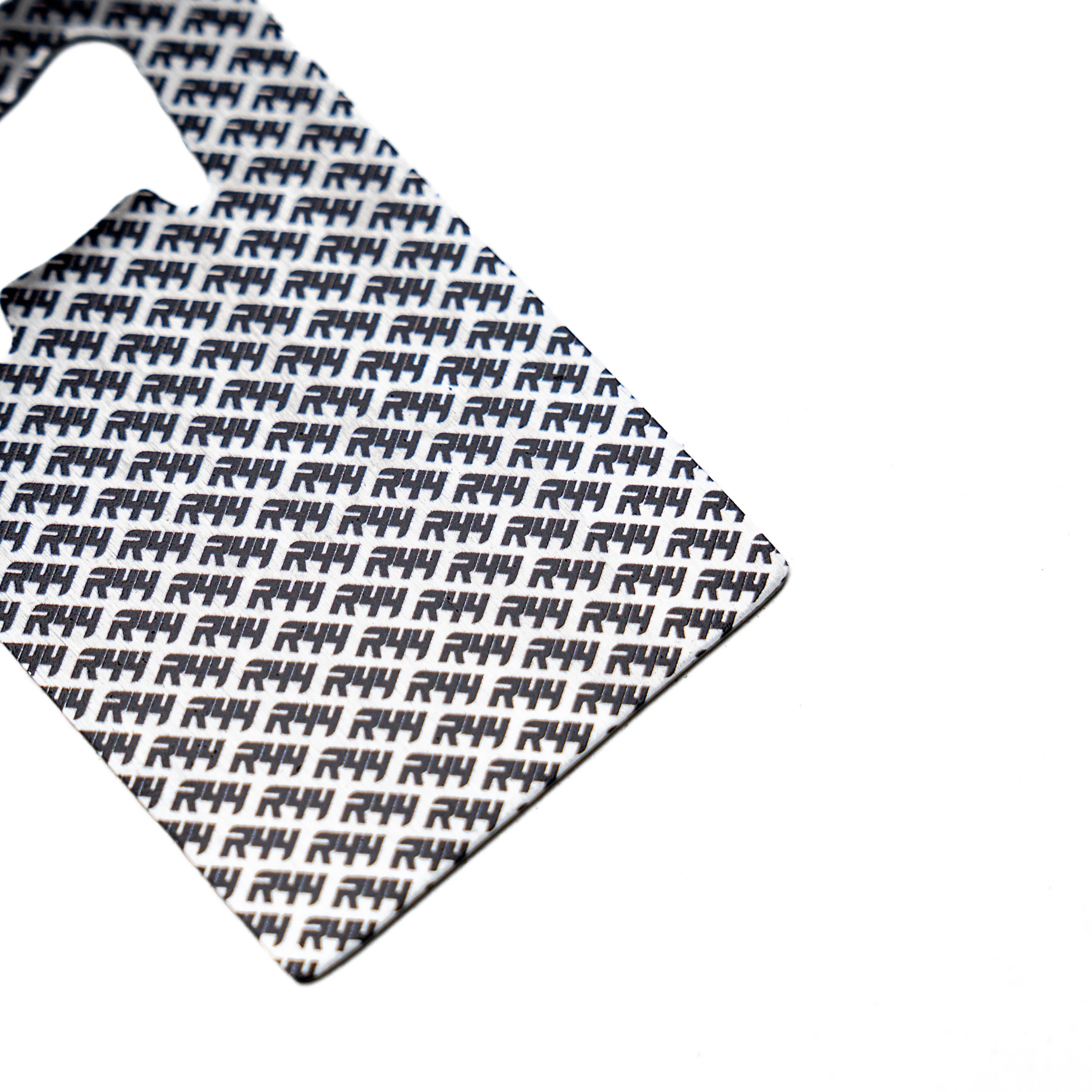 R44 Performance 'Scan. Save. Race.' Bottle Opener