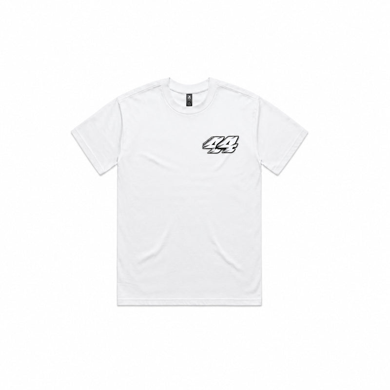 R44 Performance West Palm Beach Tee In White