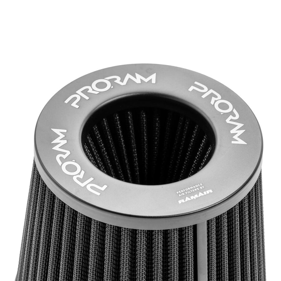 Ramair Pleated Multi Fit Cone Air Filter - 90-70mm (2.75 - 3.5inch)
