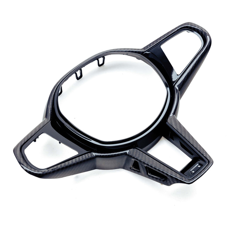 SHFT BMW G80/G81 M3, G82/G83 M4 & G87 M2 LCI 2 Gloss Carbon Fibre Steering Wheel Trim