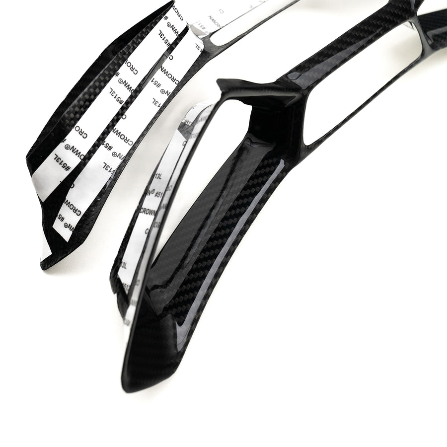 SHFT BMW G80/G81 M3, G82/G83 M4 & G87 M2 Gloss Carbon Fibre Seat Centre Trim Covers