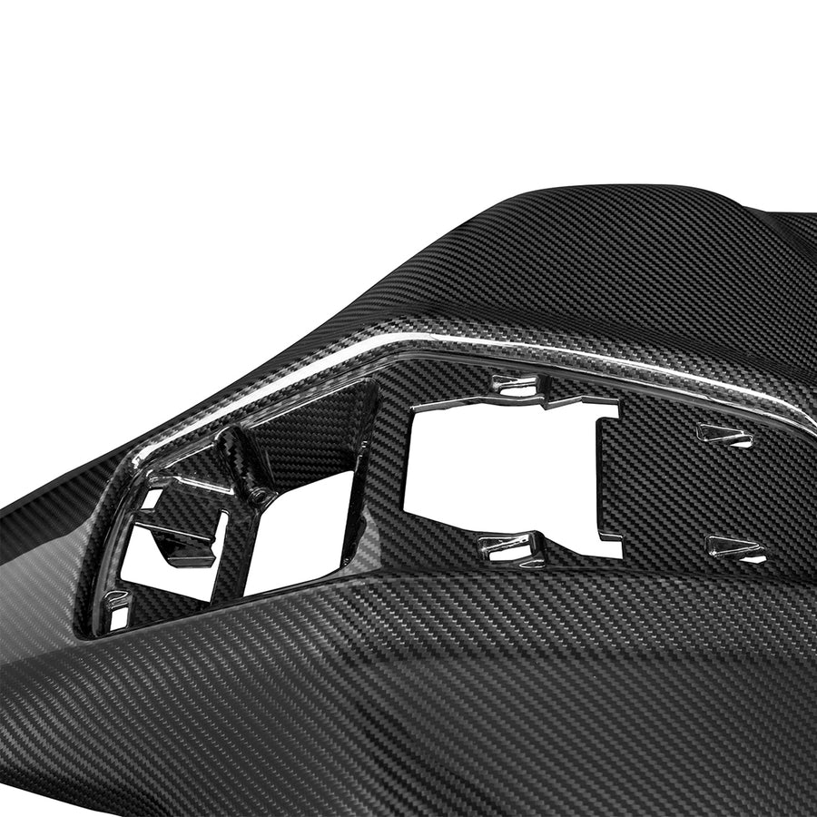 SHFT BMW G90 & G99 M5 Seat Back Covers In Gloss Carbon Fibre