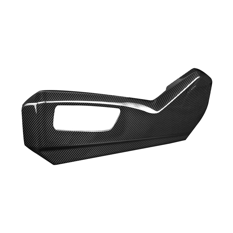 SHFT BMW G90 & G99 M5 Seat Base Covers In Gloss Carbon Fibre