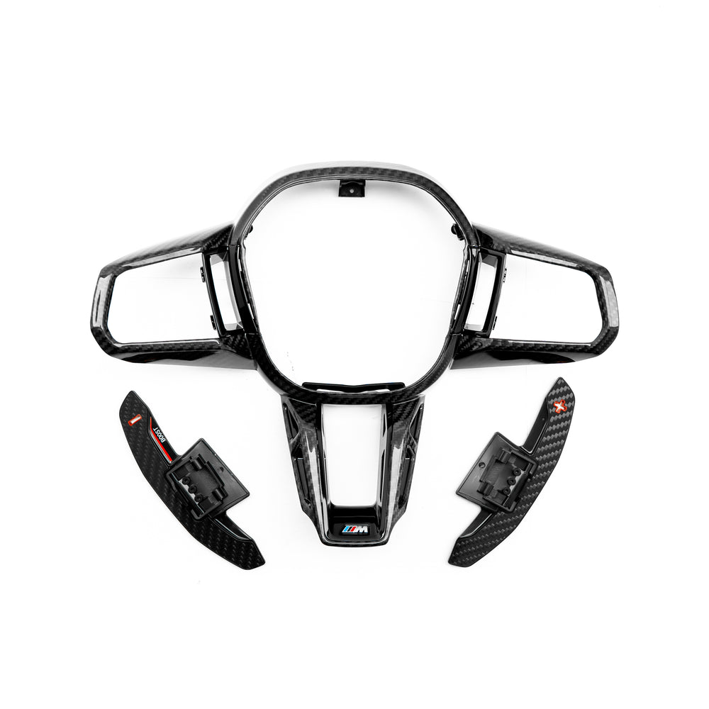 SHFT BMW G90 & G99 M5 Carbon Fibre Steering Wheel Set