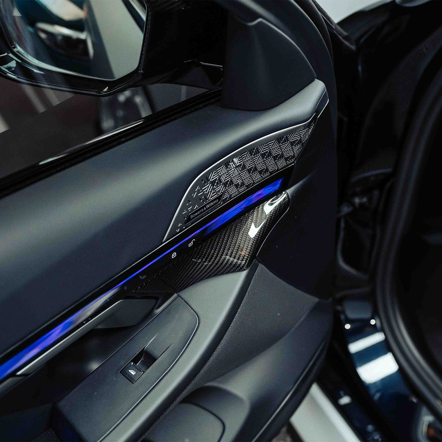 SHFT BMW G90/G99 M5 & G60/G61 5 Series Interior Dashboard Overlay In Gloss Carbon Fibre