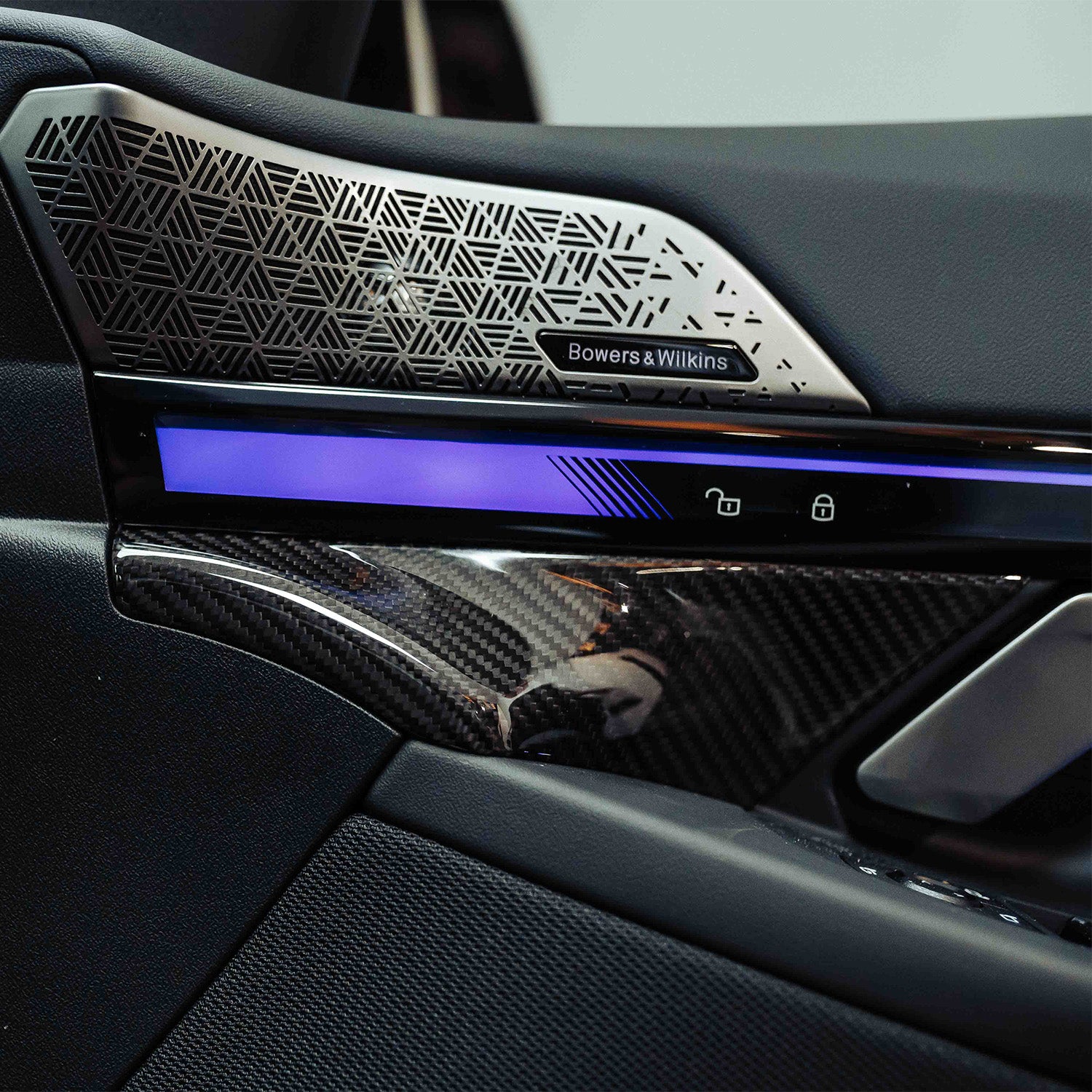 SHFT BMW G90/G99 M5 & G60/G61 5 Series Interior Dashboard Overlay In Gloss Carbon Fibre