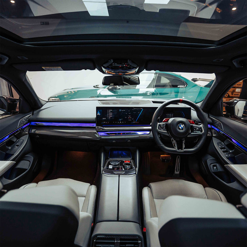 SHFT BMW G90/G99 M5 & G60/G61 5 Series Full Interior Kit In Gloss Carbon Fibre