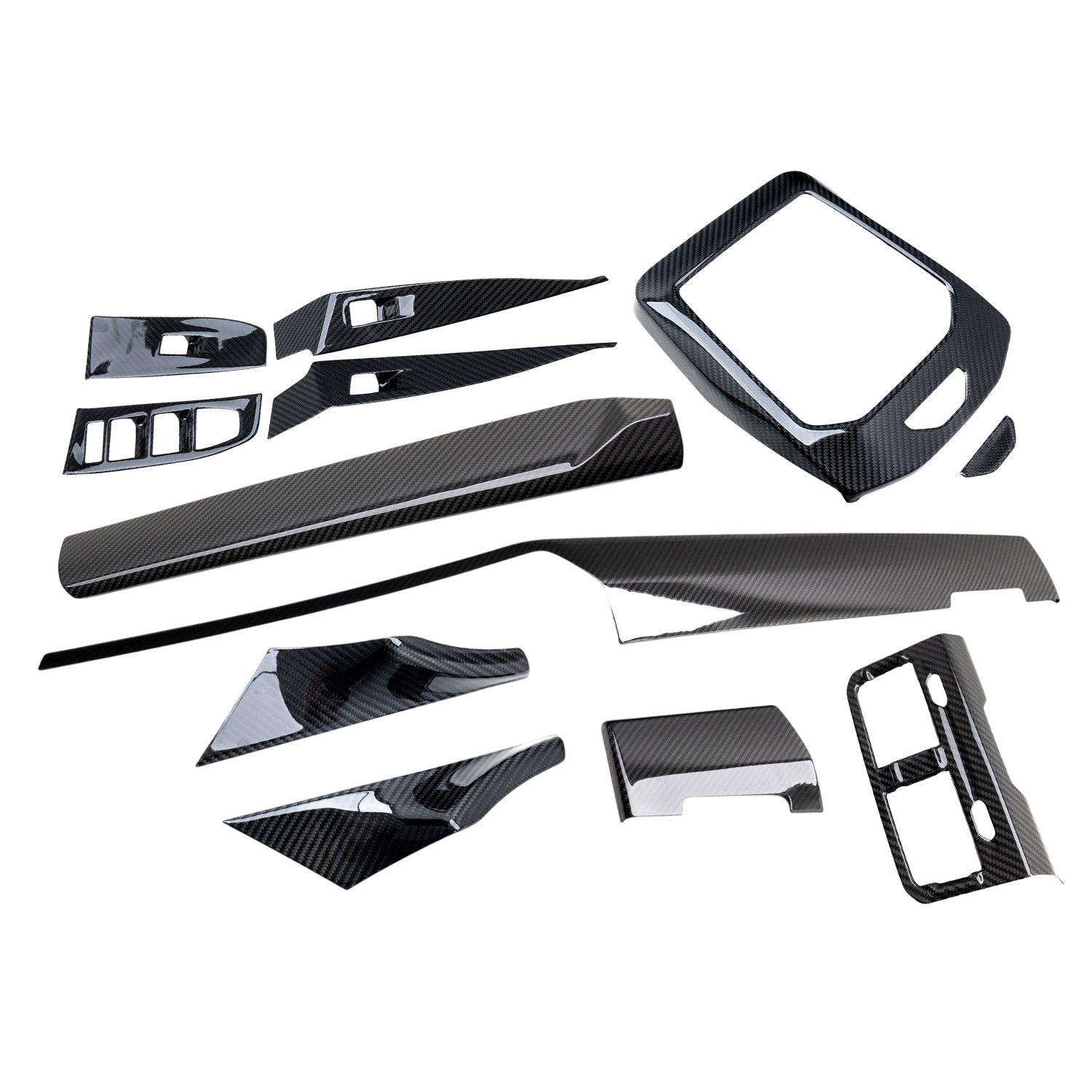 SHFT BMW G90/G99 M5 & G60/G61 5 Series Full Interior Kit In Gloss Carbon Fibre