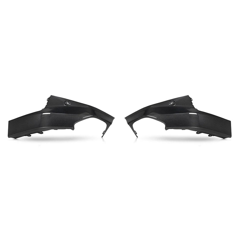 SooQoo BMW G42 M240i Rear Side Diffusers In Gloss Carbon Fibre