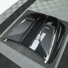 SooQoo BMW G90 & G99 M5 Vented Hood In Gloss Black Painted Pre Preg Carbon Fibre With Exposed Vent Sections