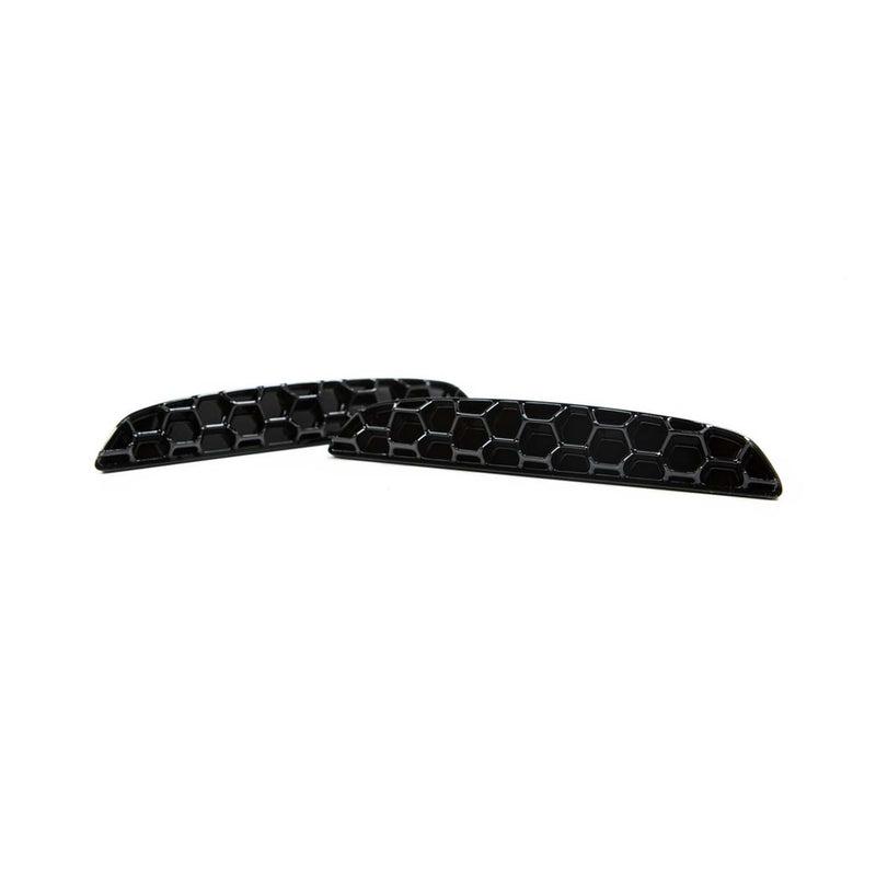 Acexxon BMW X5M Honeycomb Rear Reflector Inserts In Gloss Black (F85)-R44 Performance