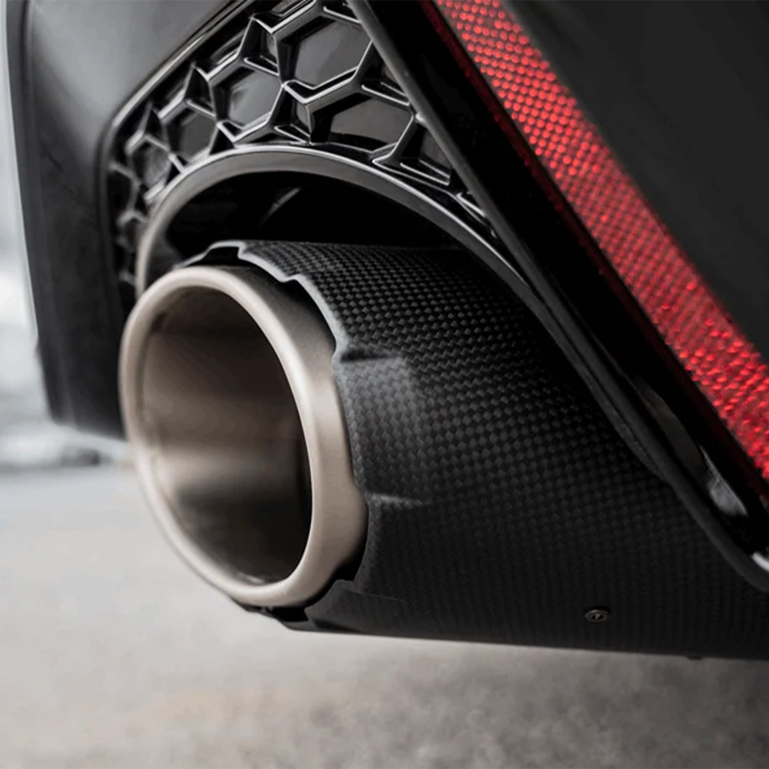 Akrapovic Audi C8 RS6 & RS7 Exhaust Tips In Carbon Fibre & Titanium