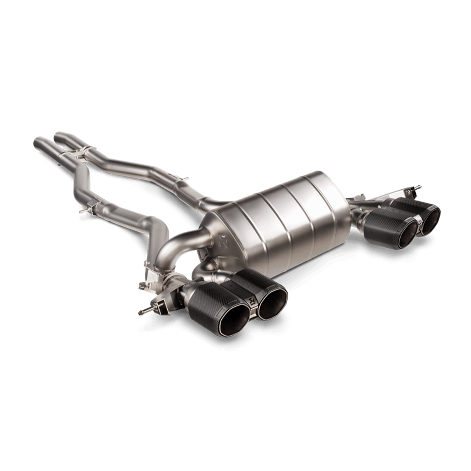Akrapovic BMW M3/M4 Slip-On Line Titanium Exhaust System With Carbon Tips (G80/G81/G82/G83) - R44 Performance