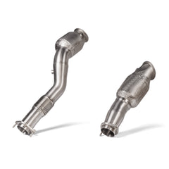 Akrapovic BMW M3/M4 Sports Cat Catalytic Downpipes In Titanium (G80/G81/G82/G83)