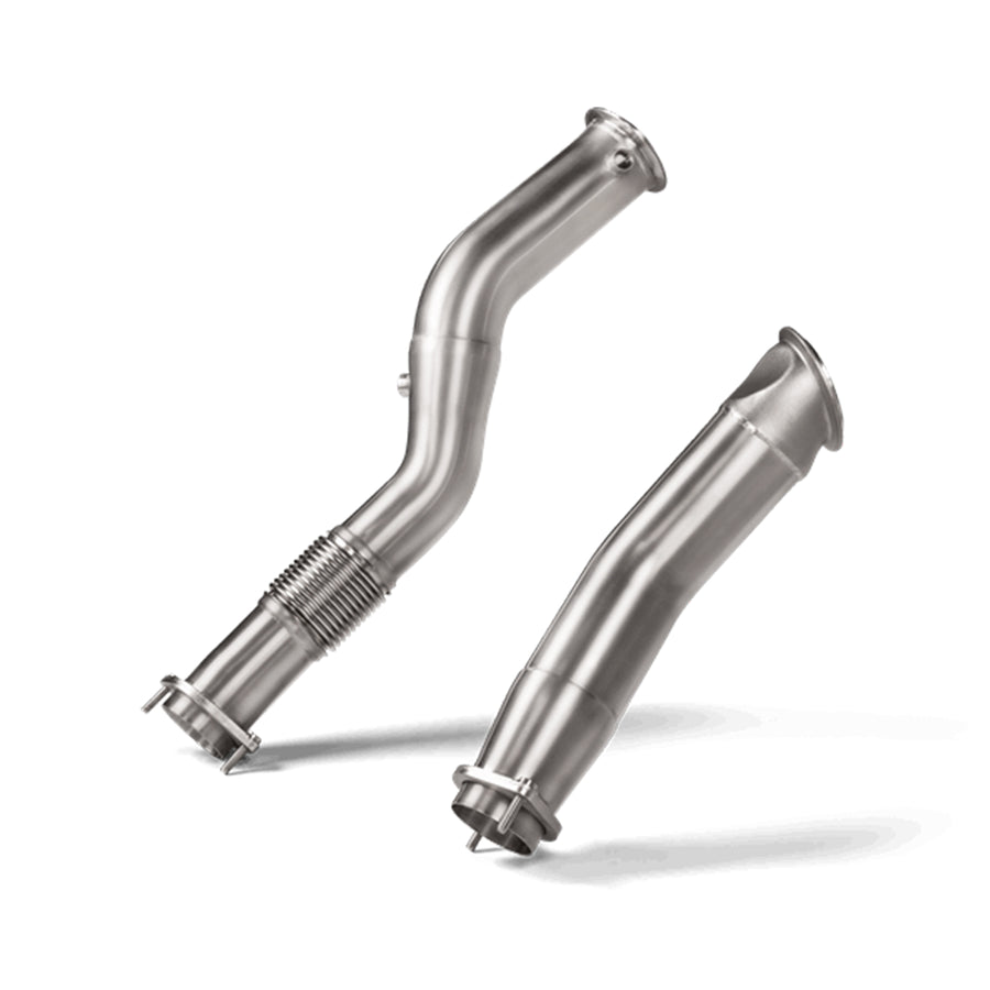 Akrapovic BMW M3/M4 Catless Downpipes In Titanium (G80/G81/G82/G83) - R44 Performance