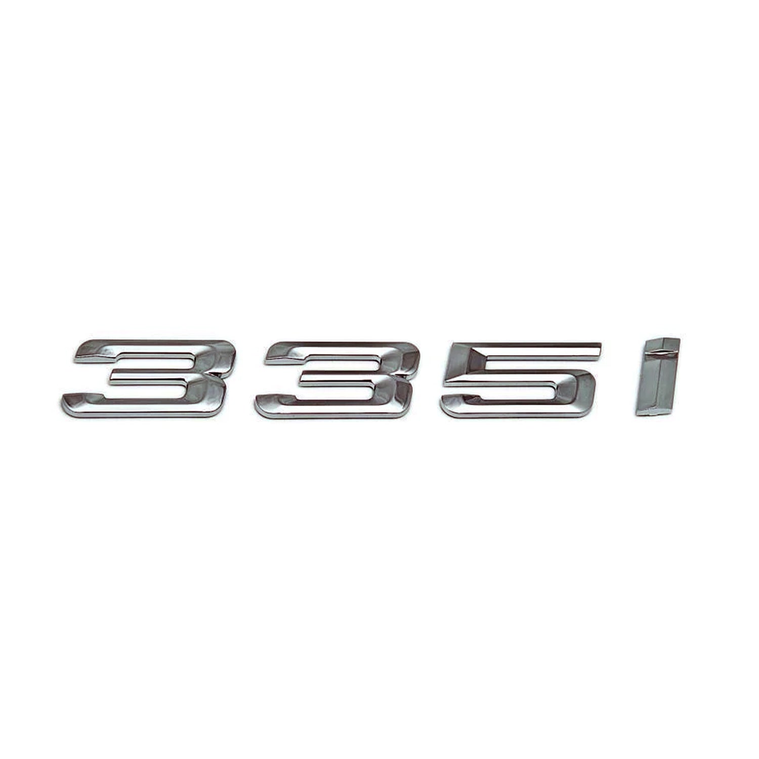 Genuine BMW F Series 335i Replacement Badge In Silver