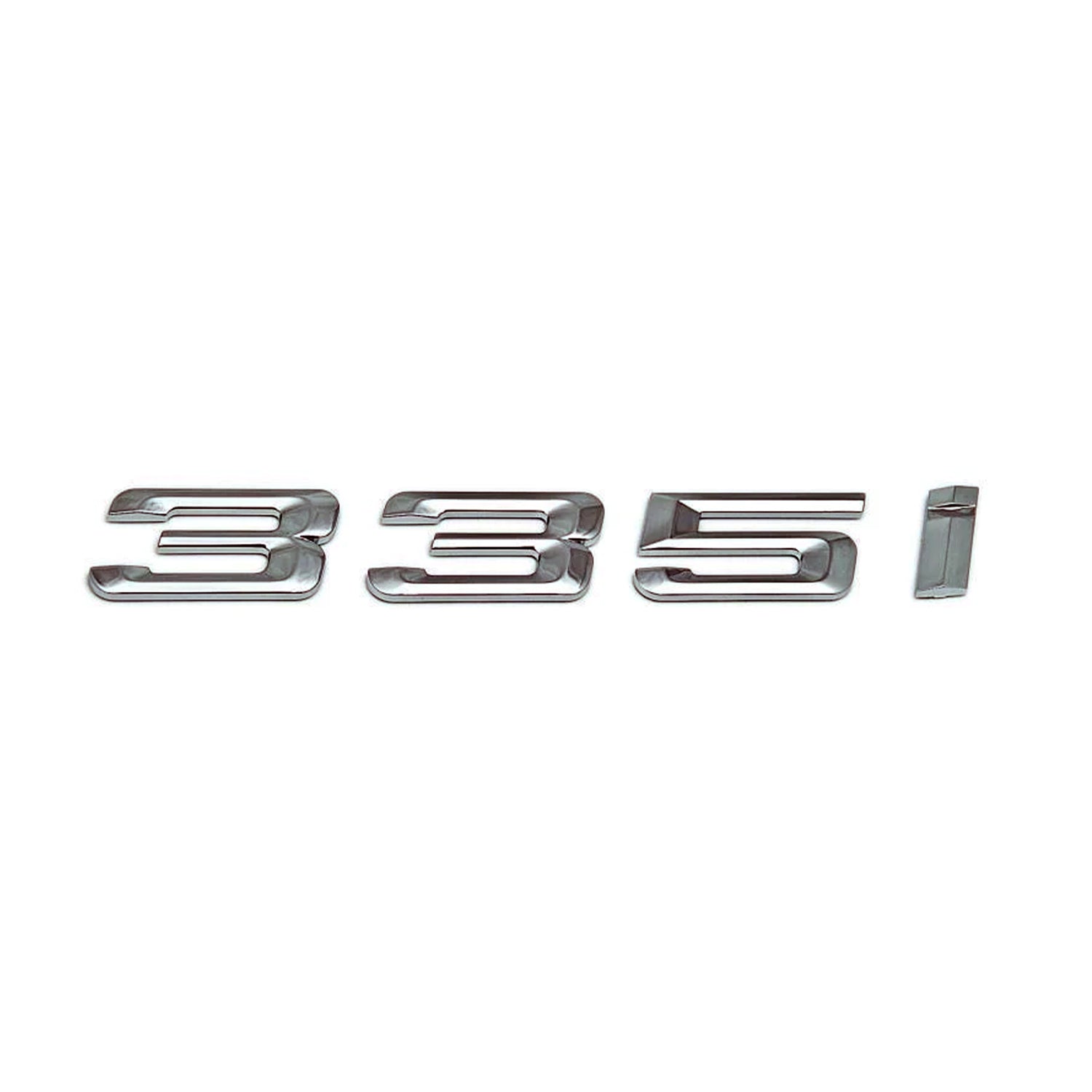 Genuine BMW F Series 335i Replacement Badge In Silver 51147289894