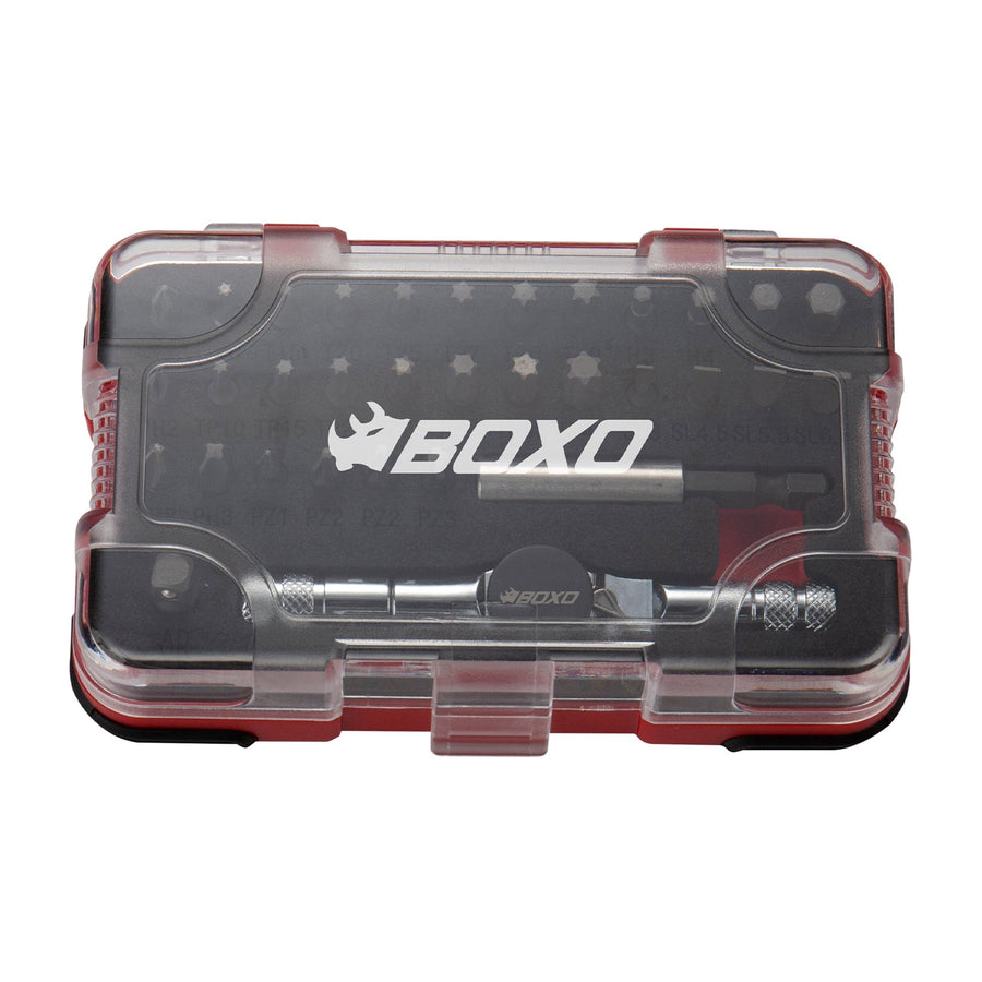 BOXO 33Pc 1/4" Socket Set & Accessories