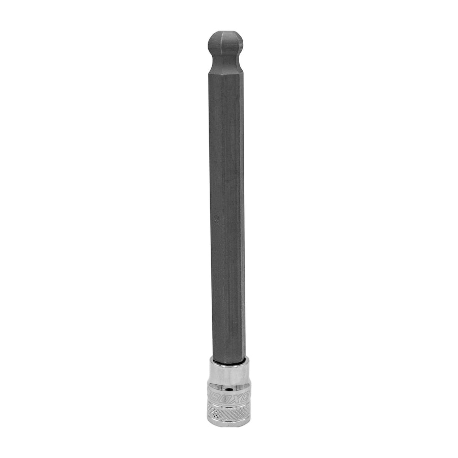 BOXO 3/8" Long Ball Ended Hex Bit Sockets - Sizes H4 to 12