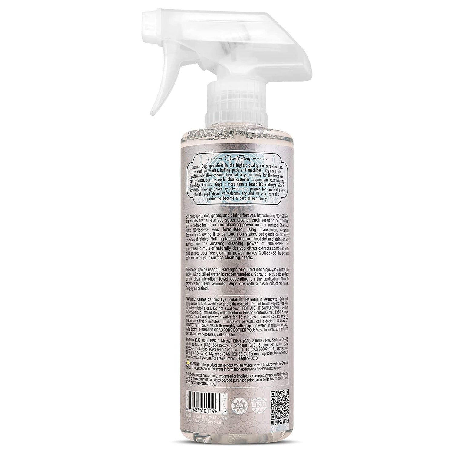 Chemical Guys Nonsense Colourless & Odourless All Surface Cleaner 450ml