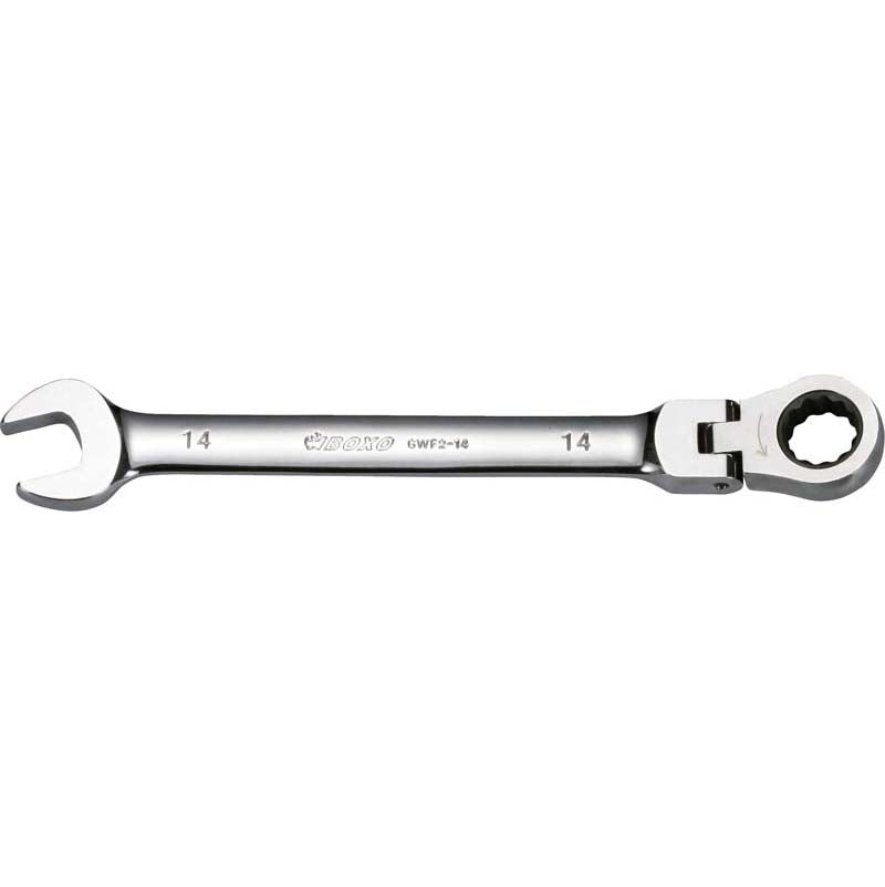 BOXO Flex-Head Ratcheting Spanner - Sizes 7mm to 19mm